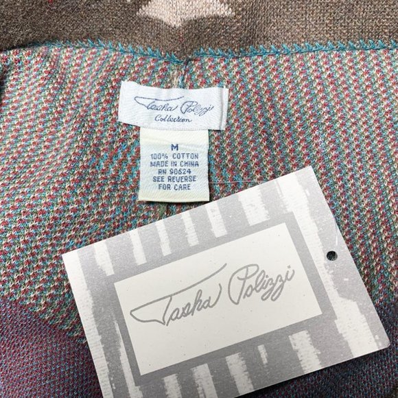 NWT TASHA POLIZZI Cheyenne Tipi Fringe Knit Western Cowgirl Maxi Skirt - Picture 10 of 10